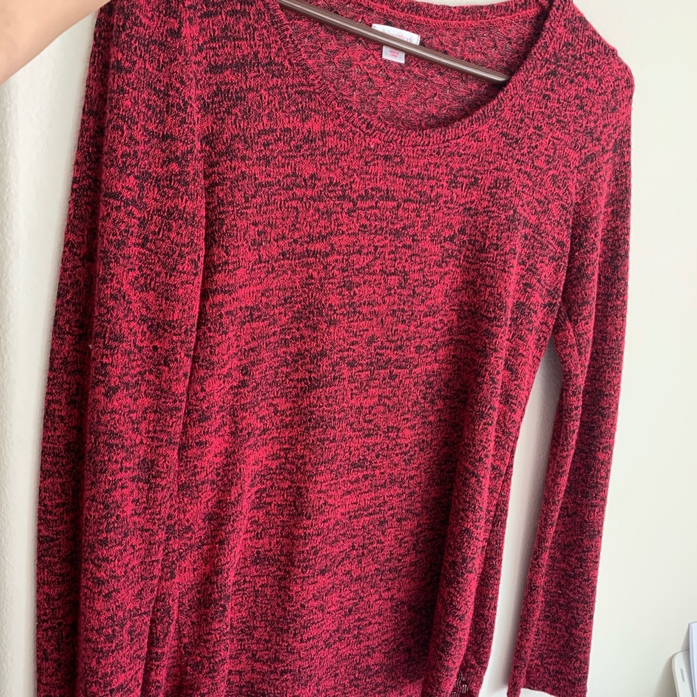 Red long sleeve T